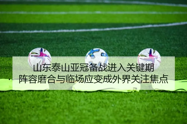 山东泰山亚冠备战进入关键期 阵容磨合与临场应变成外界关注焦点